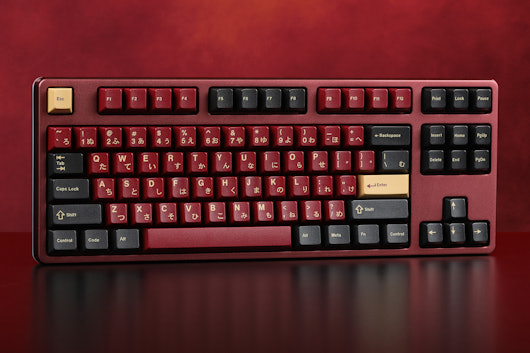 Drop + RedSuns GMK Red Samurai Custom Keycap Set
