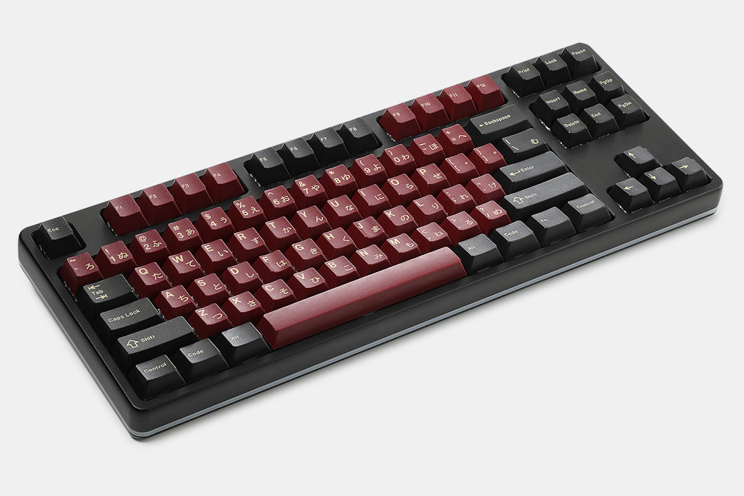 Drop + RedSuns GMK Red Samurai Keycap Set