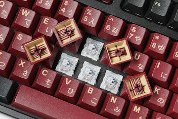 Drop + RedSuns GMK Red Samurai Keycap Set