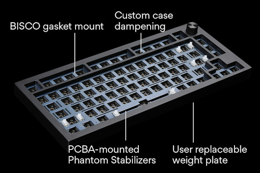 Drop SENSE75 Barebones Mechanical Keyboard