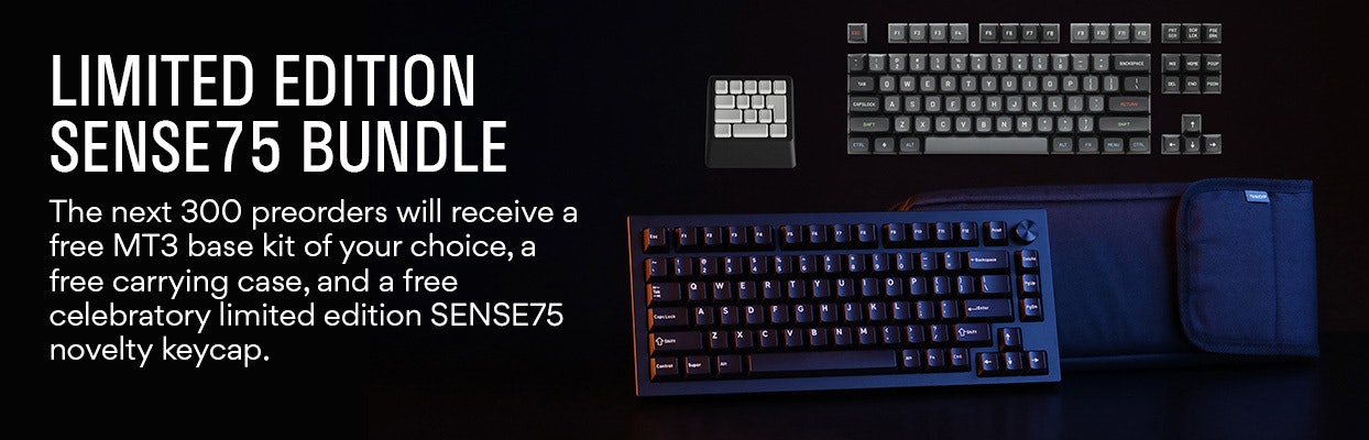 Drop SENSE75 Mechanical Keyboard Polar Details 75 Keyboards