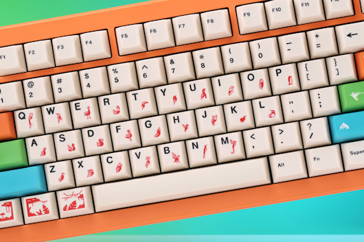 Drop Signature Series Bird Jungle Keyboard