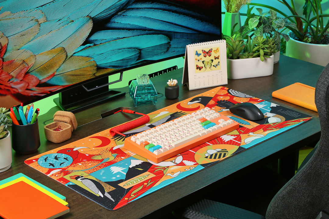 Drop Signature Series Bird Jungle Keyboard