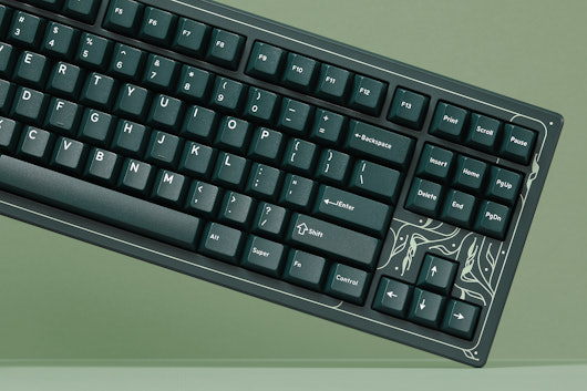 Drop Signature Series Emerald Garden Keyboard