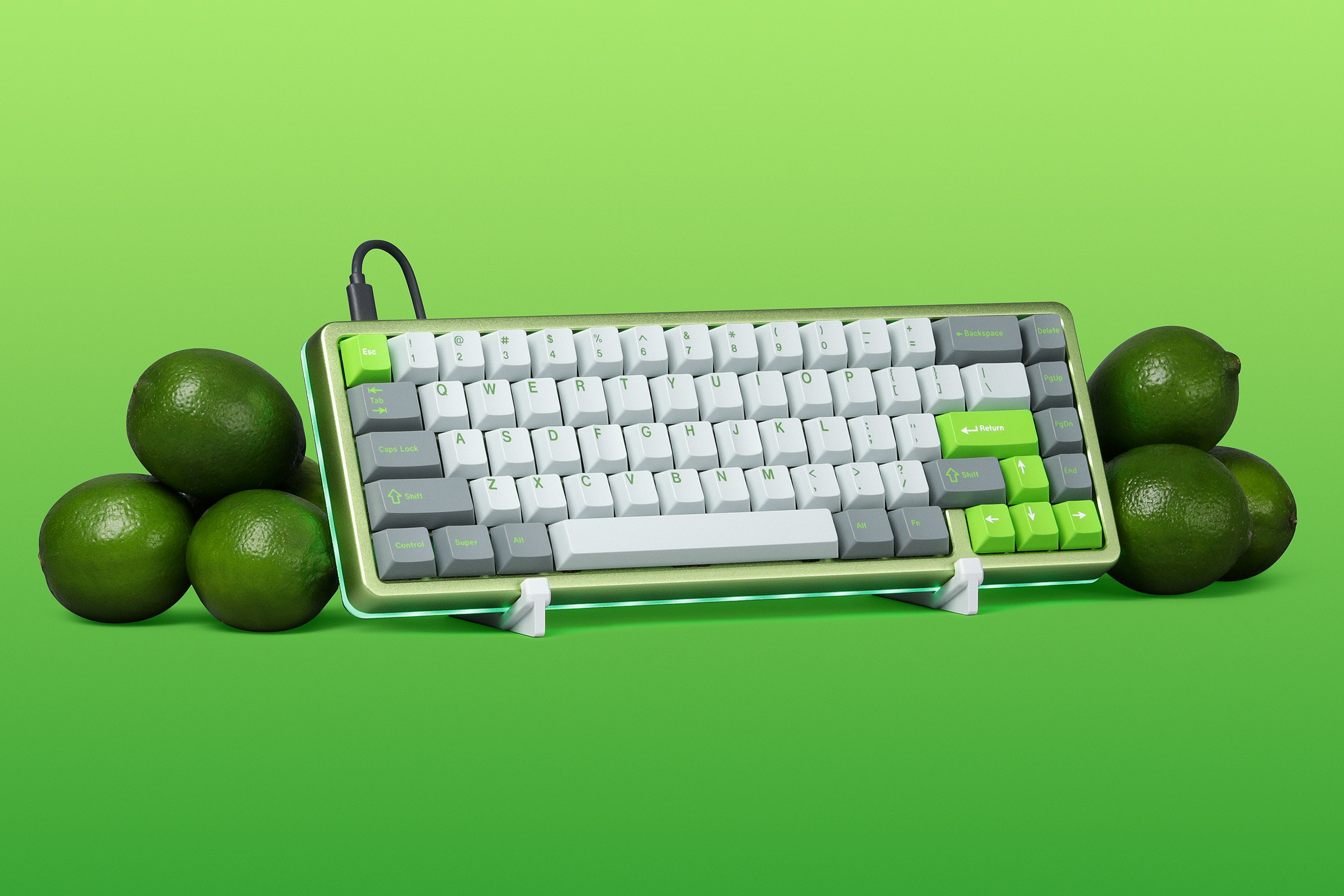 Drop Signature Series Key Lime Keyboard Mechanical Keyboards Custom