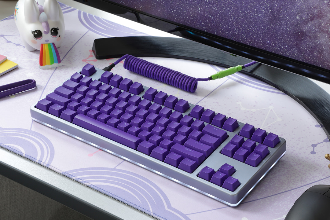Drop Skylight Series Purple Keycap Set