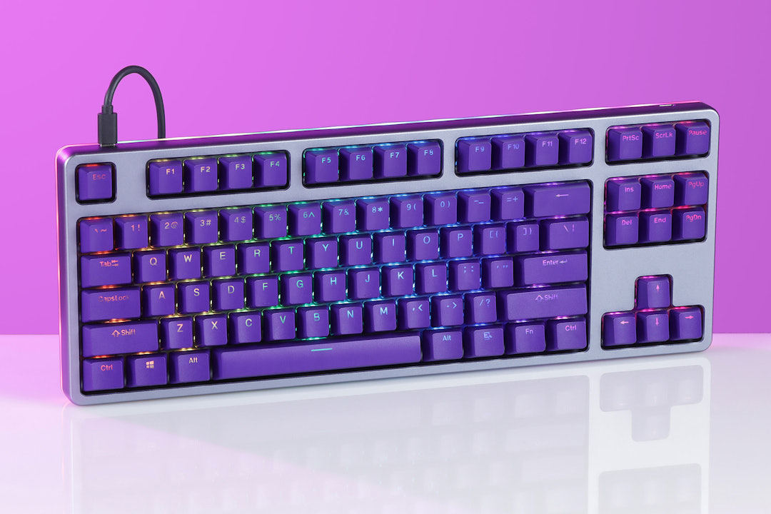 Drop Skylight Series Purple Keycap Set