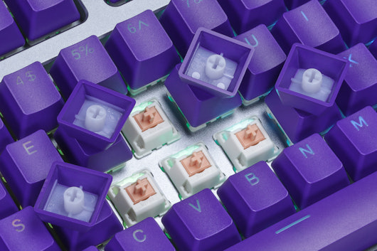 Drop Skylight Series Purple Keycap Set