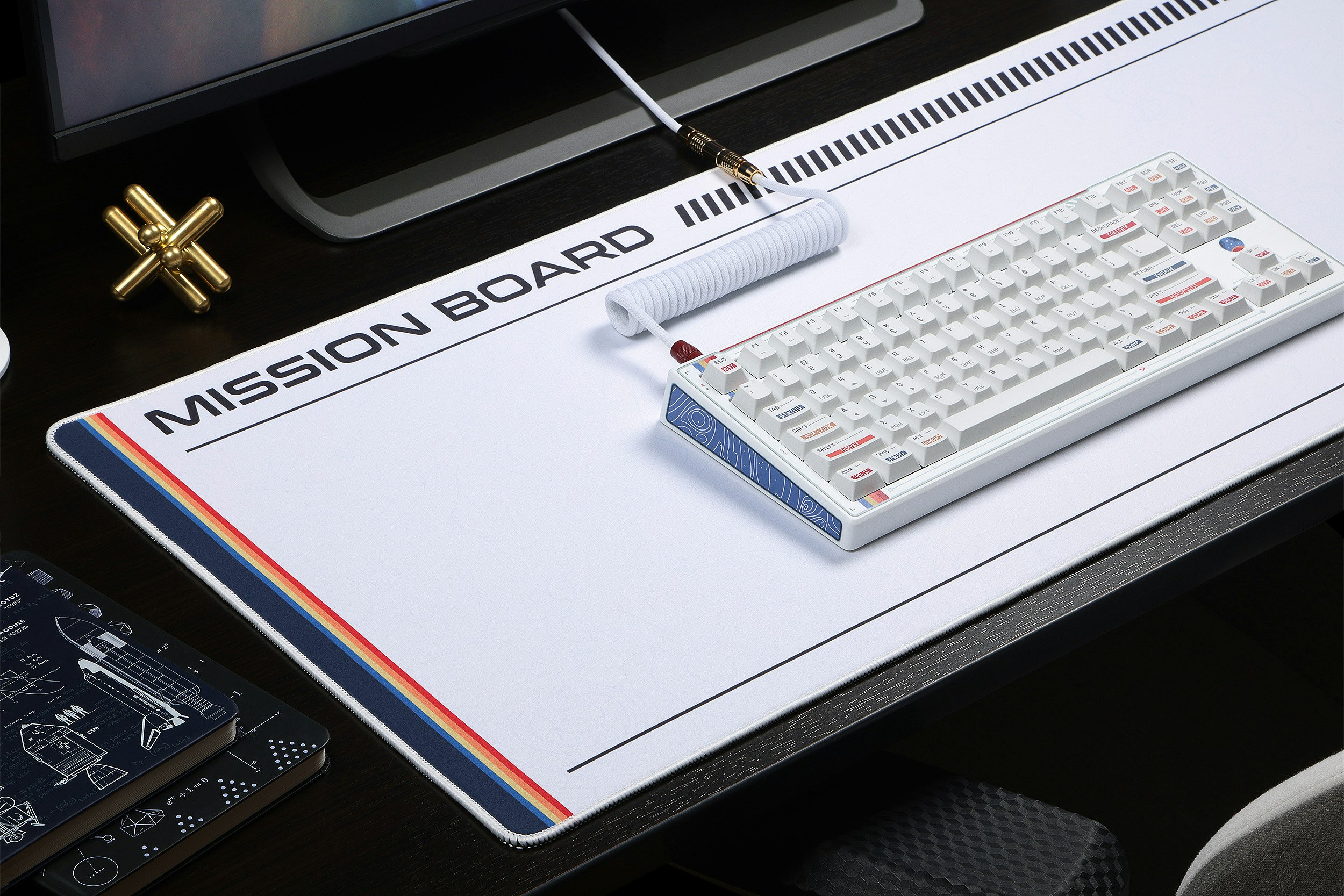 Drop + Starfield Constellation Desk Mat