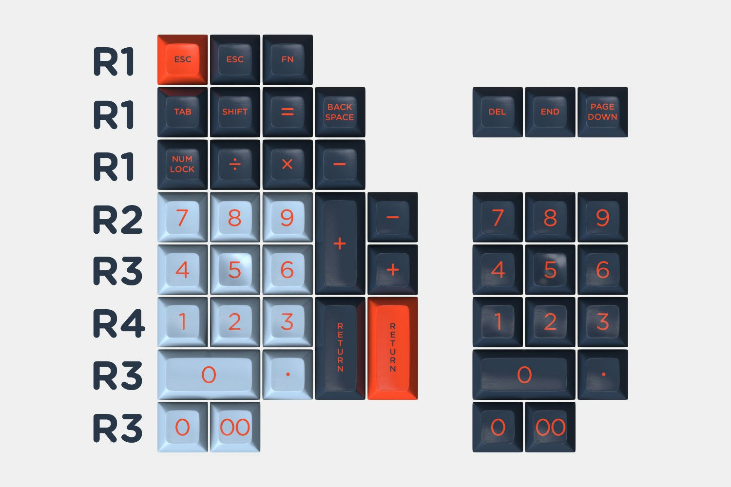 t0mb3ry sa yuri custom keycap set