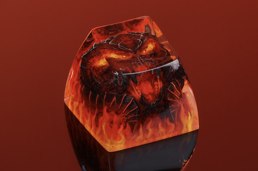 Drop + The Lord of the Rings™ Balrog and Mithrandir Artisan Keycap and Spacebar