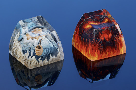 Drop + The Lord of the Rings™ Balrog and Mithrandir Artisan Keycap and Spacebar
