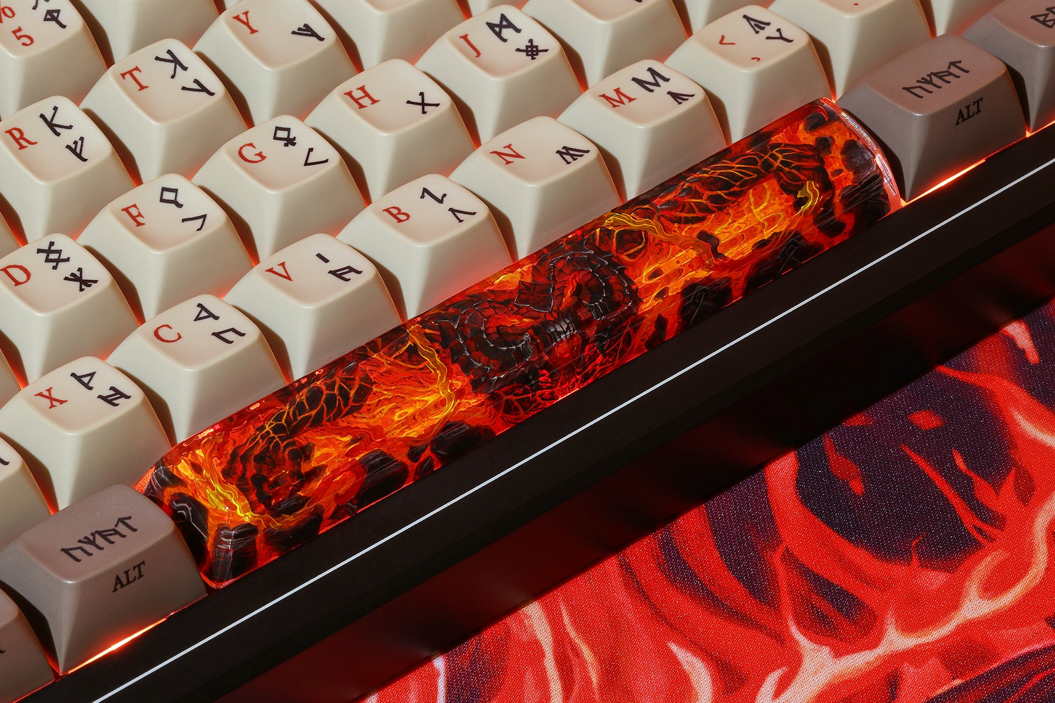 Drop + The Lord of the Rings™ Balrog and Mithrandir Artisan Keycap and Spacebar