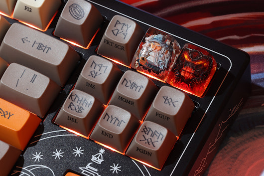 Drop + The Lord of the Rings™ Balrog and Mithrandir Artisan Keycap and Spacebar