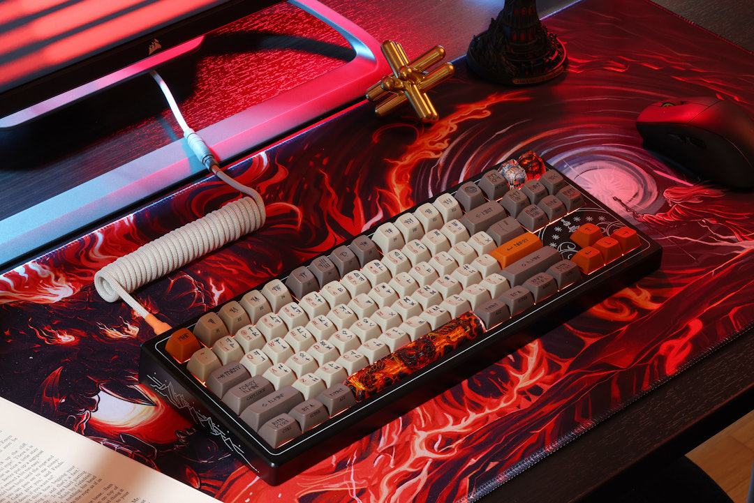 Drop + The Lord of the Rings™ Balrog and Mithrandir Artisan Keycap and Spacebar