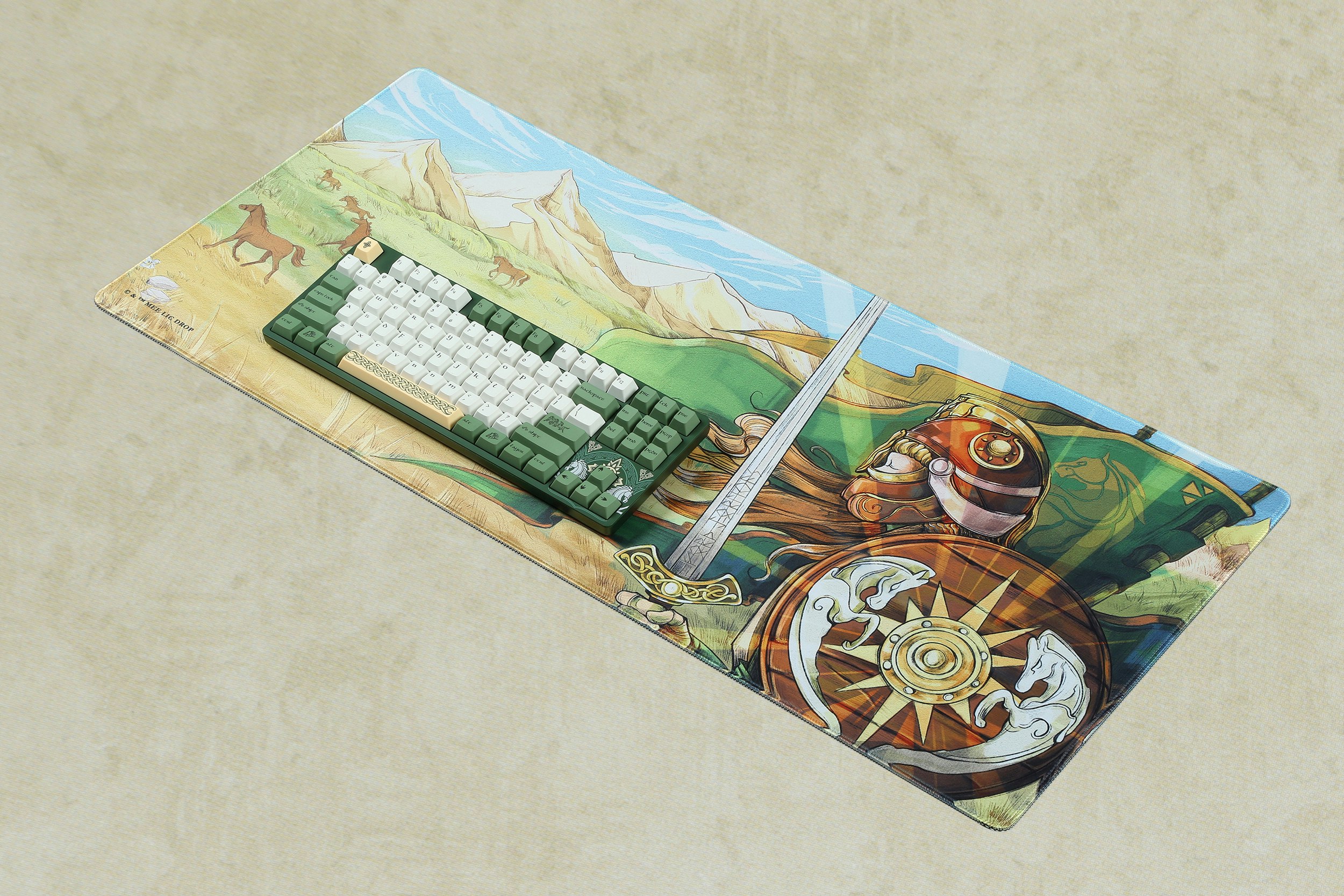 Drop + The Lord of the Rings™ Rohirrim™ Desk Mat