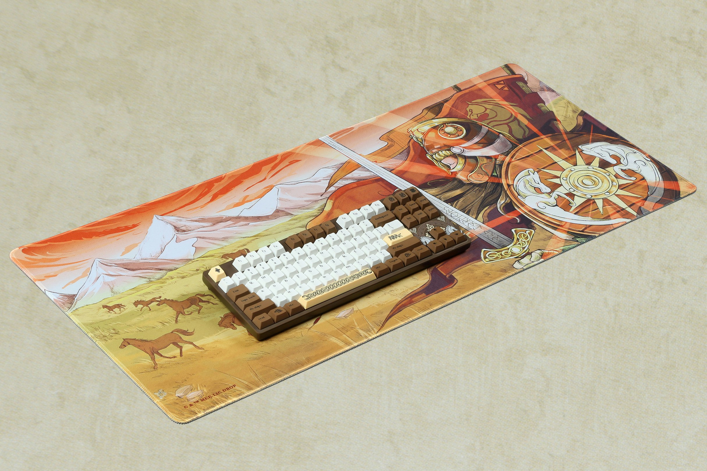 Drop + The Lord of the Rings™ Rohirrim™ Desk Mat