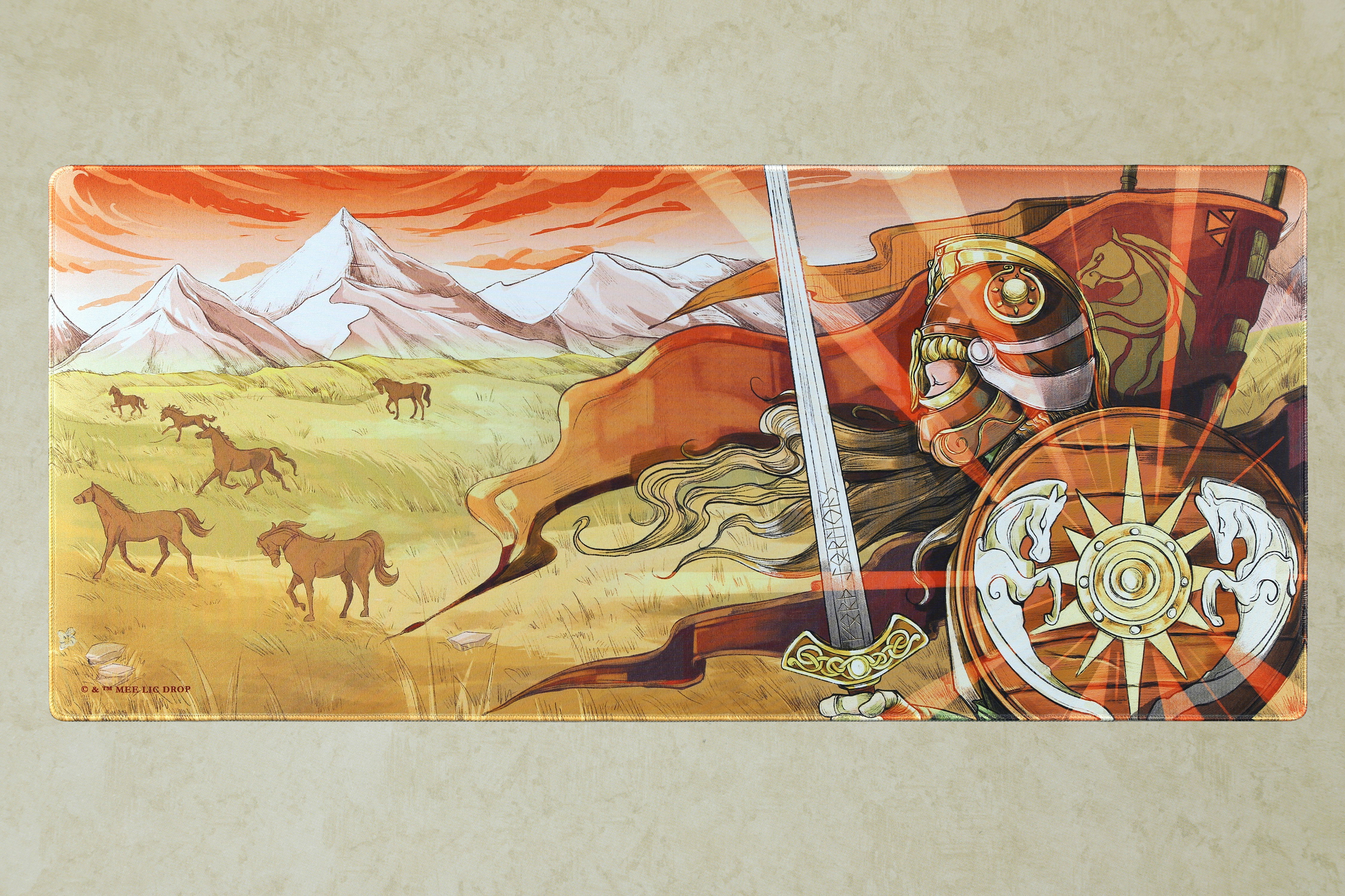 Drop + The Lord of the Rings™ Rohirrim™ Desk Mat