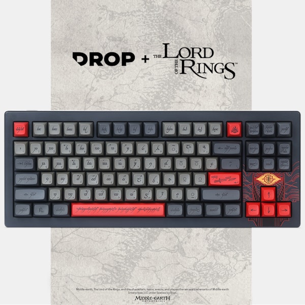 Drop + ロードオブザリング ローハン メカニカルキーボード（アルドブルグ） Drop + The Lord of the Rings™ Rohan™ Keyboard - Aldburg