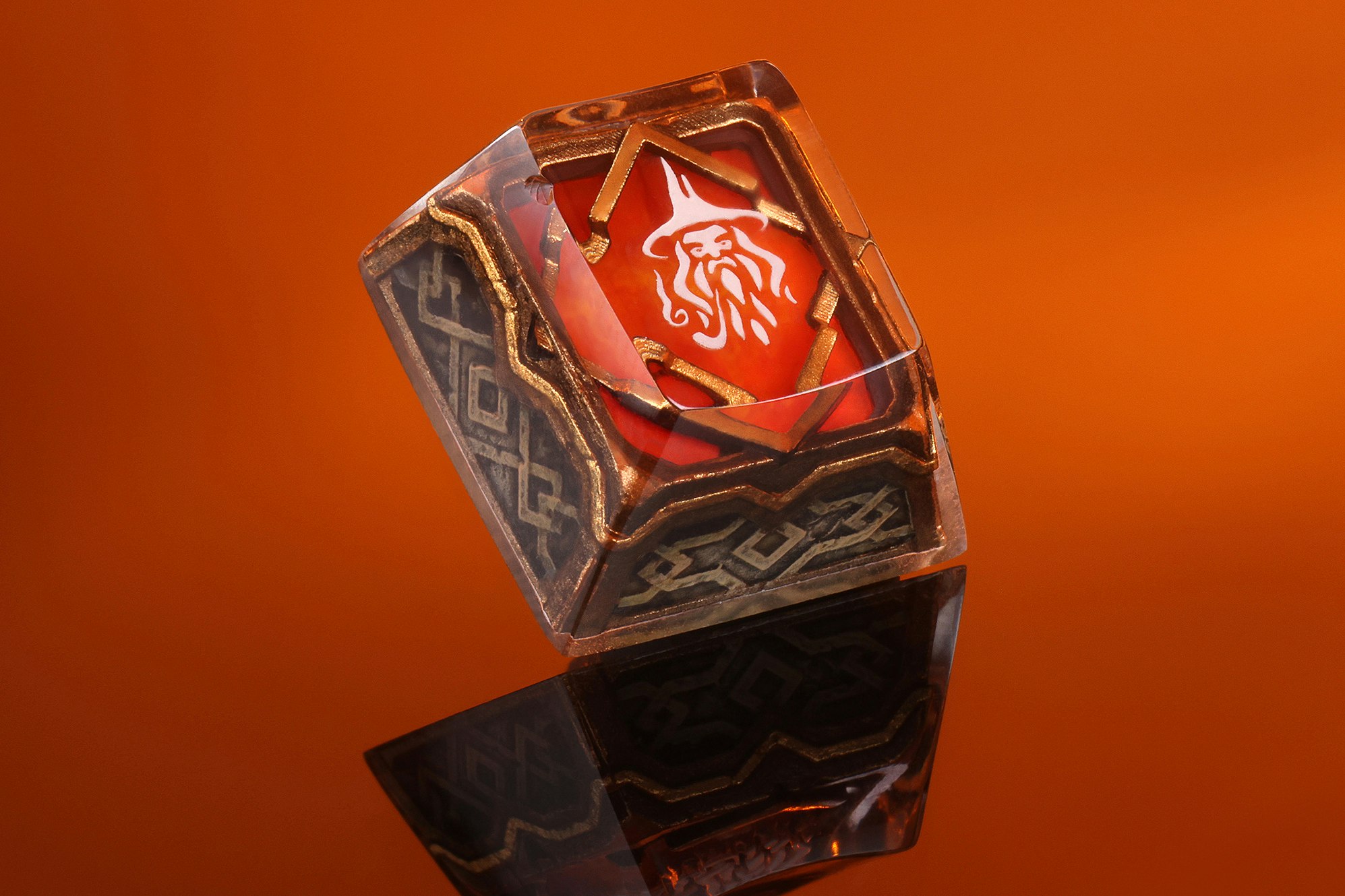 Drop + The Lord of the Rings™ Into the Fire Artisan Keycap