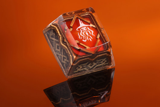 Drop + The Lord of the Rings™ Into the Fire Artisan Keycap