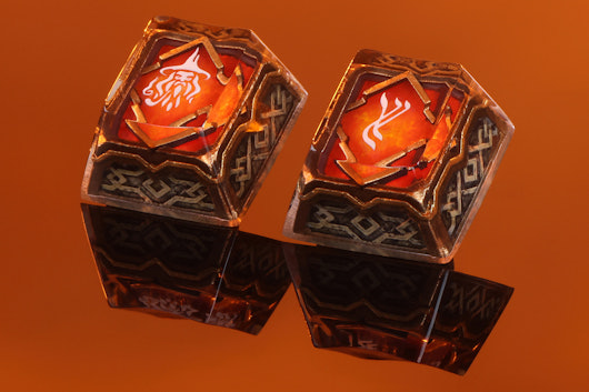 Drop + The Lord of the Rings™ Into the Fire Artisan Keycap