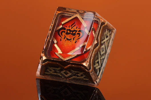 Drop + The Lord of the Rings™ Into the Fire Artisan Keycap