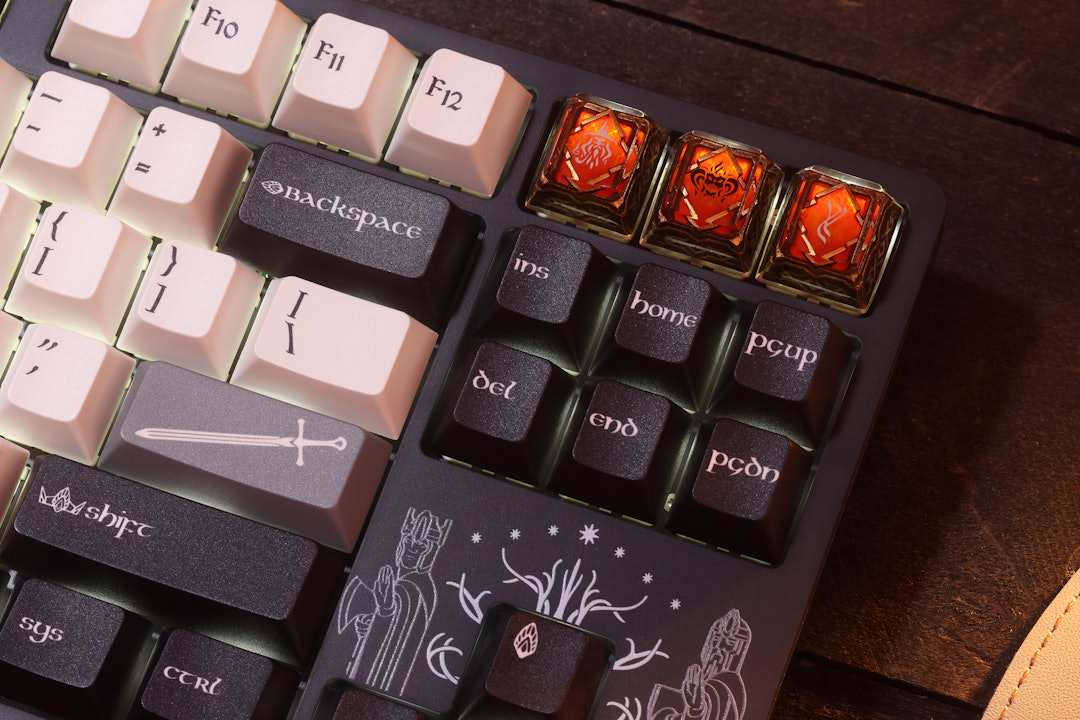 Drop + The Lord of the Rings™ Into the Fire Artisan Keycap