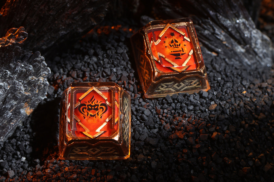 Drop + The Lord of the Rings™ Into the Fire Artisan Keycap