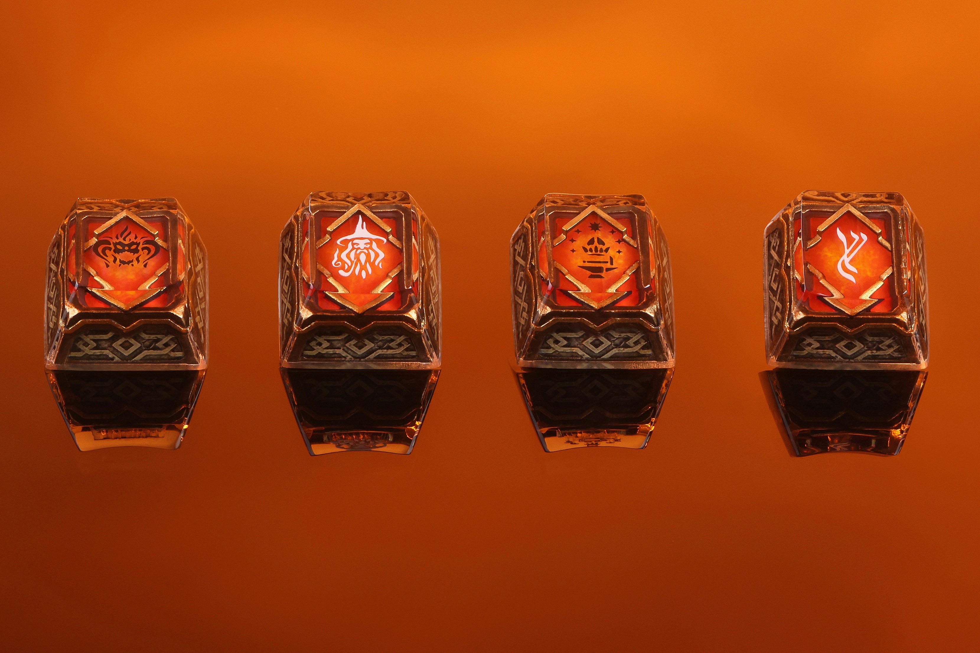 Drop + The Lord of the Rings™ Into the Fire Artisan Keycap