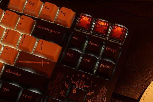 Drop + The Lord of the Rings™ Into the Fire Artisan Keycap