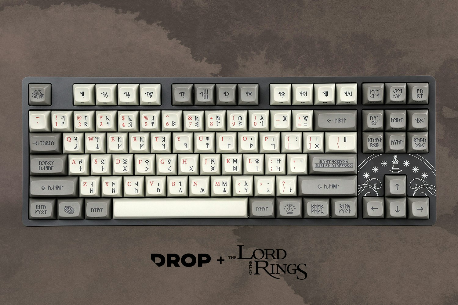 Drop + The Lord of the Rings Dwarvish Keyboard