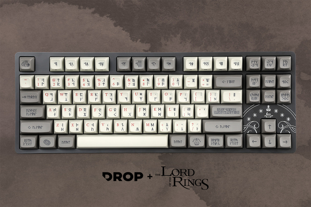 Drop + The Lord of the Rings™ Dwarvish Keyboard