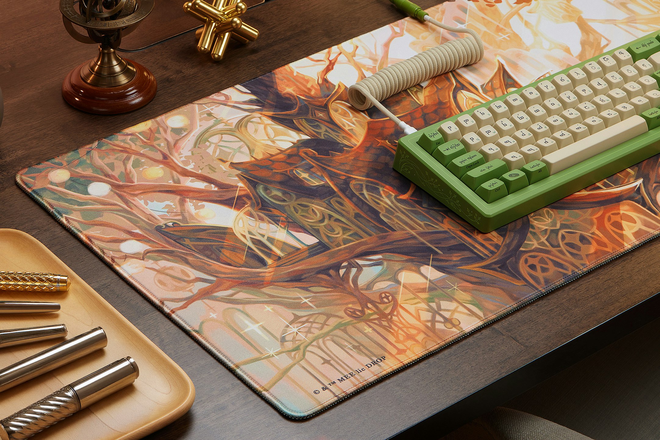 Drop + The Lord of the Rings™ Lothlórien™ Desk Mat