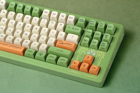 Drop + The Lord of the Rings™ Elven CSTM80 Keyboard