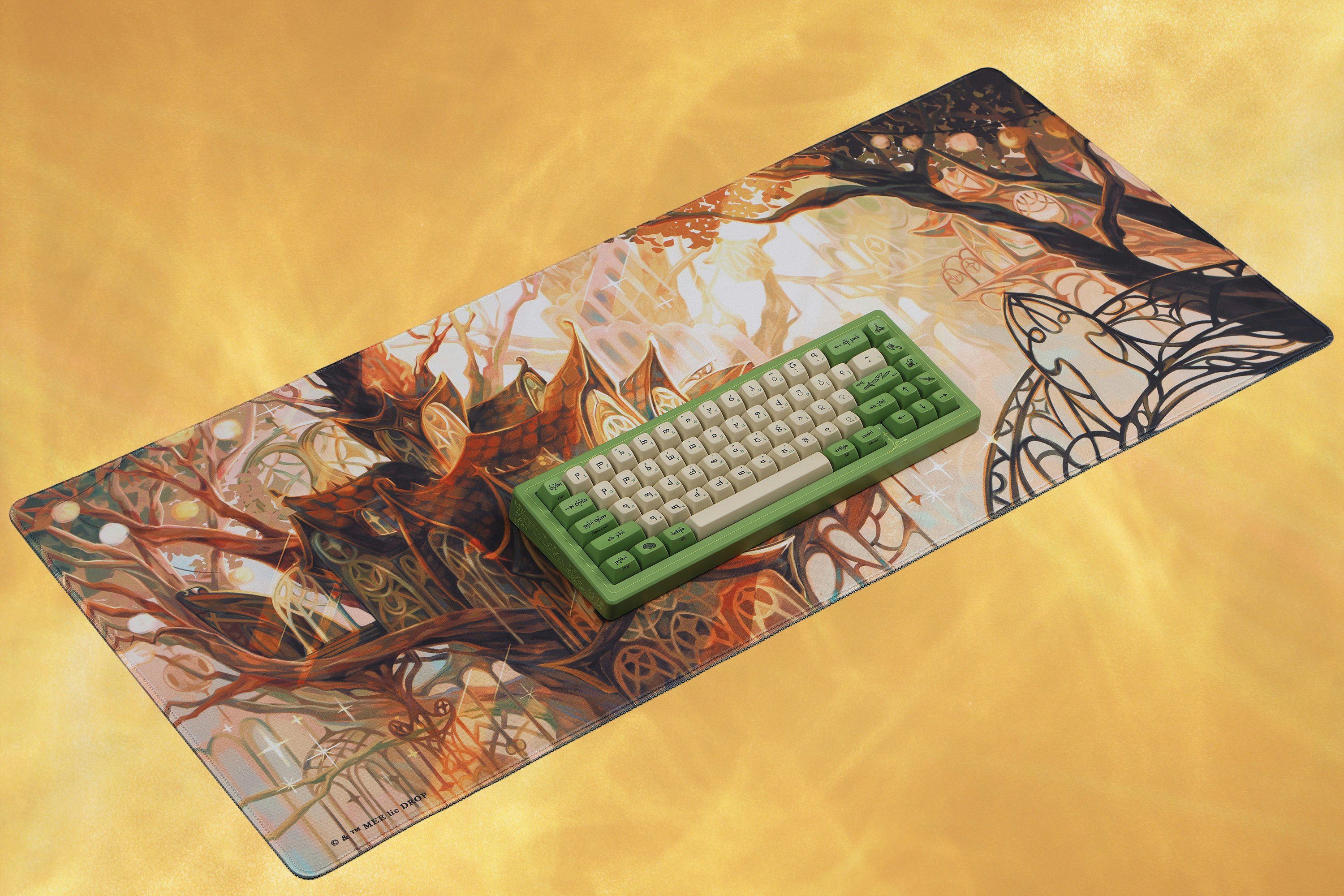 Drop + The Lord of the Rings™ Lothlórien™ Desk Mat