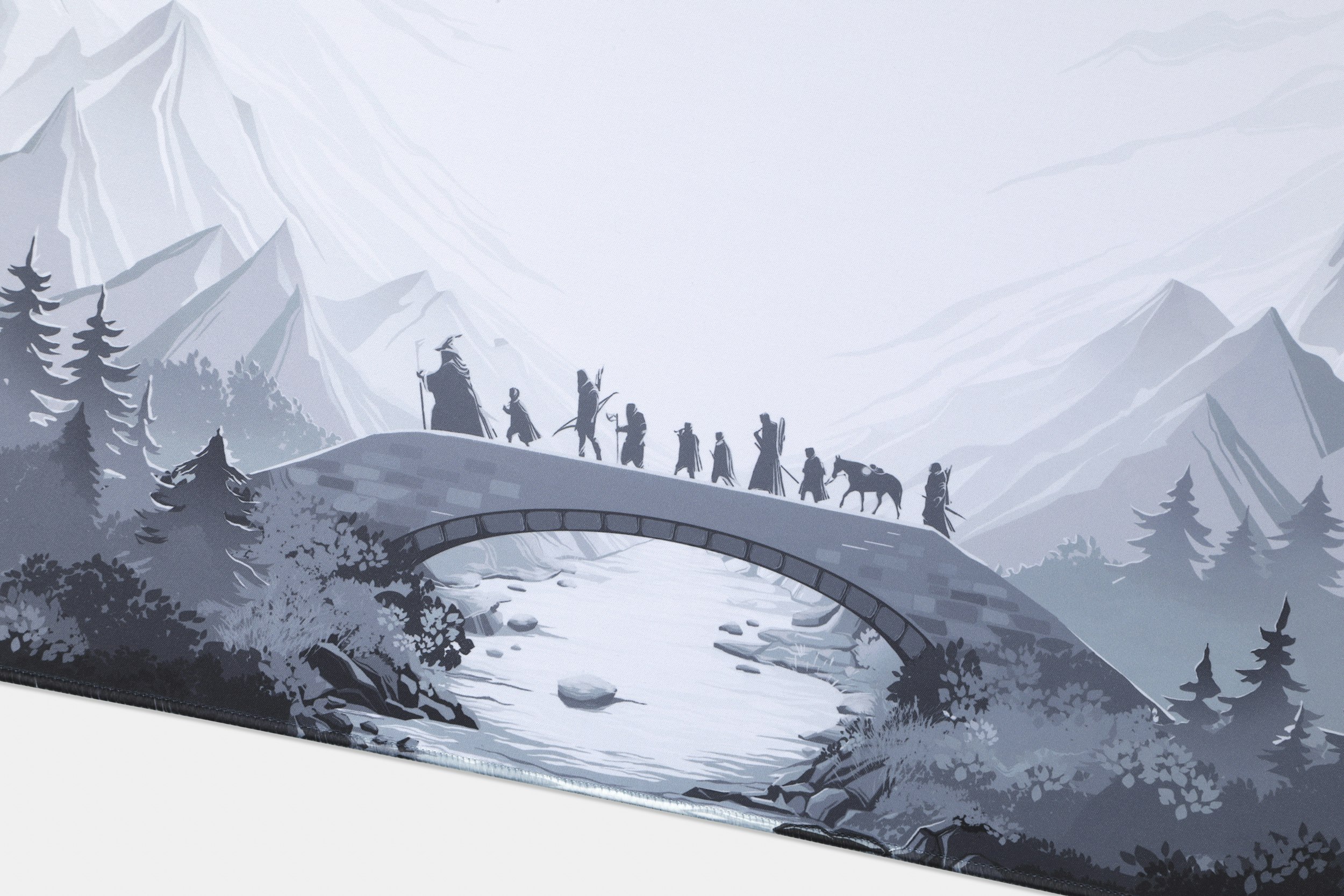 Drop + The Lord of the Rings™ Fellowship Desk Mat