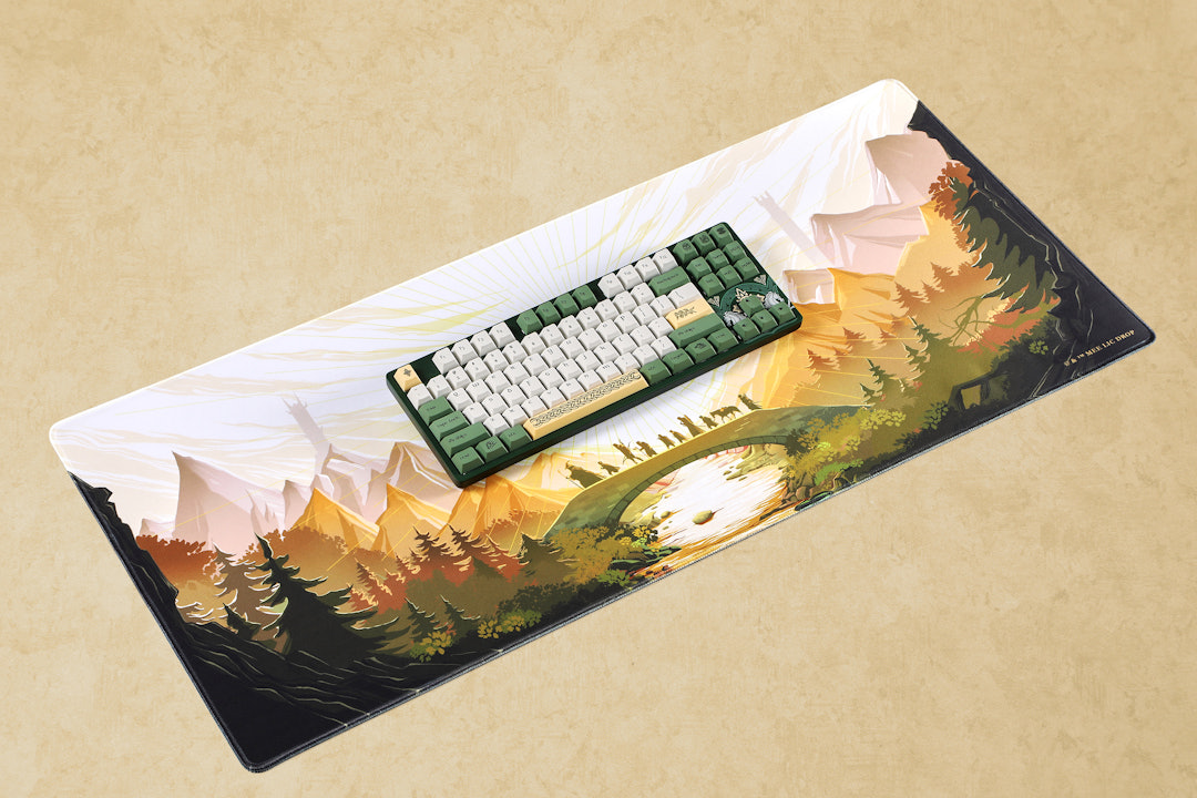 Drop + The Lord of the Rings™ Fellowship Desk Mat