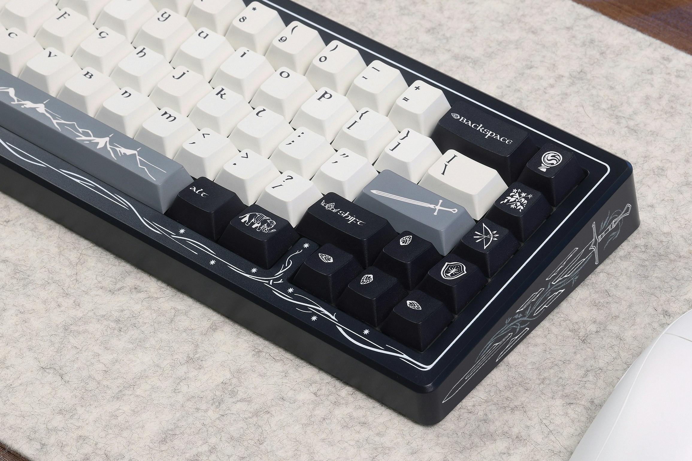 Drop + The Lord of the Rings™ Gondor™ CSTM65 Keyboard