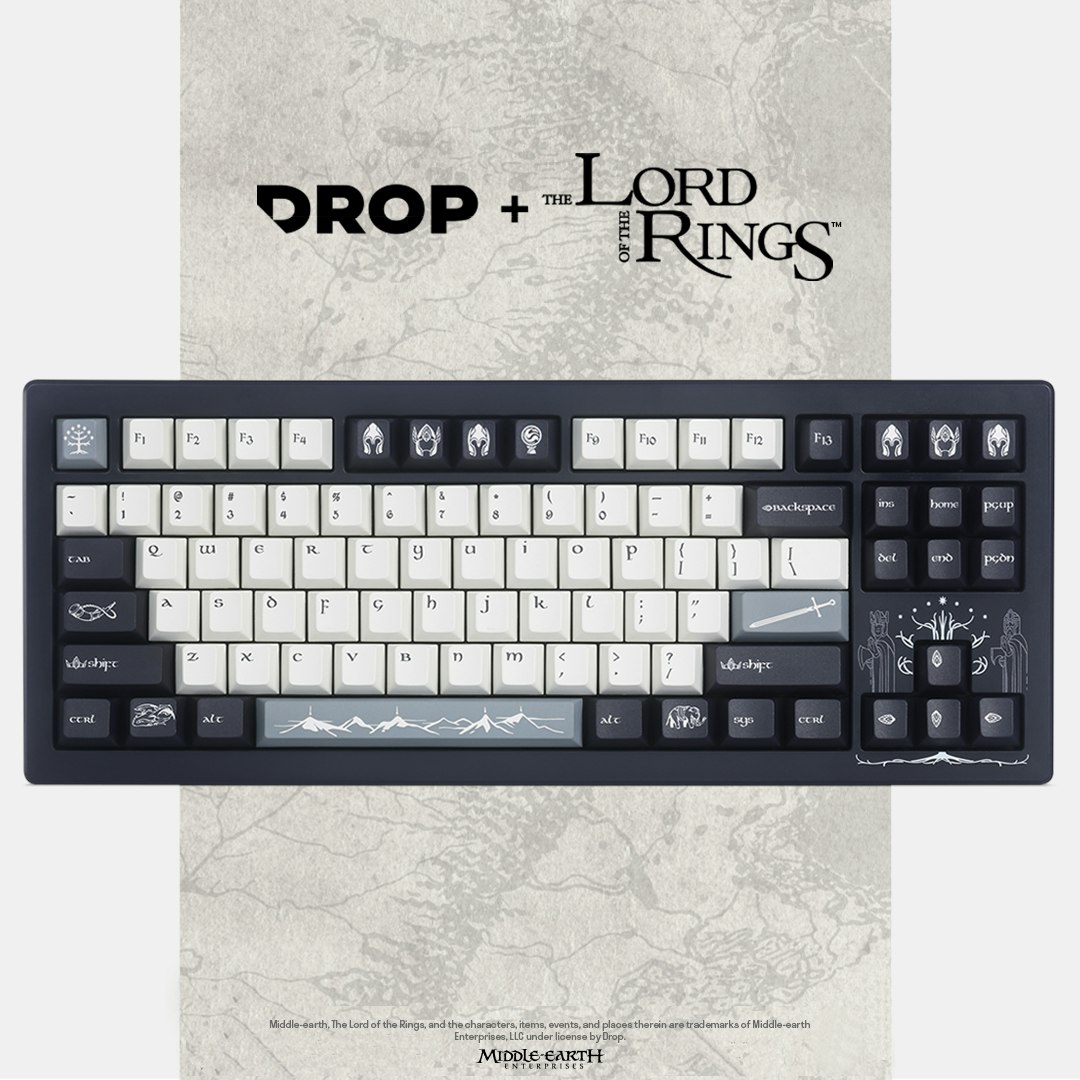 Drop + The Lord of the Rings™ Gondor™ CSTM80 Keyboard