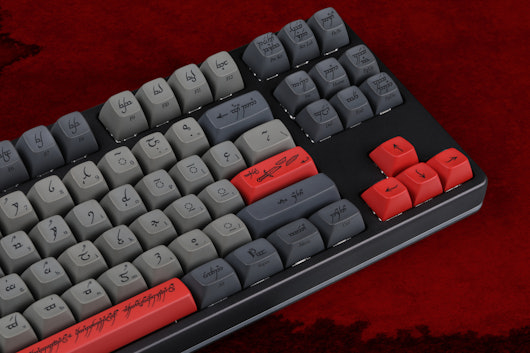 Drop + The Lord of the Rings™ MT3 Black Speech Keycap Set