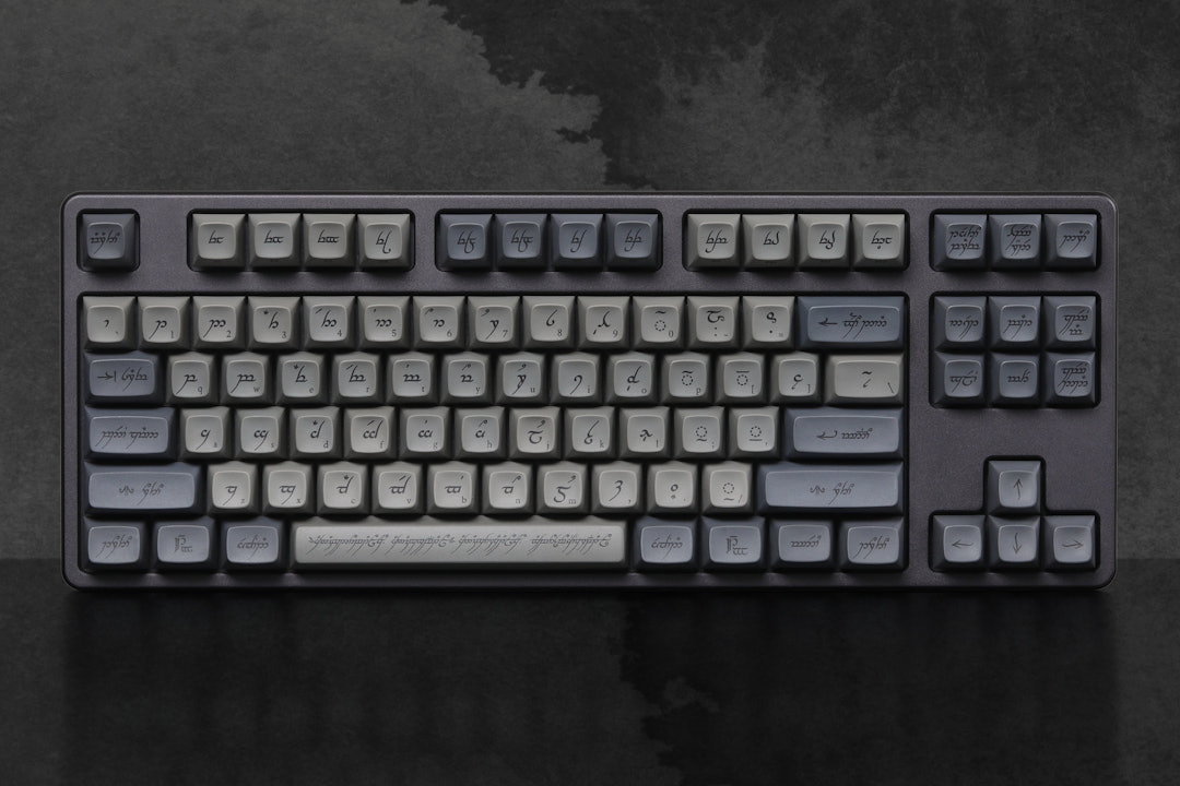 Drop + The Lord of the Rings™ MT3 Black Speech Keycap Set