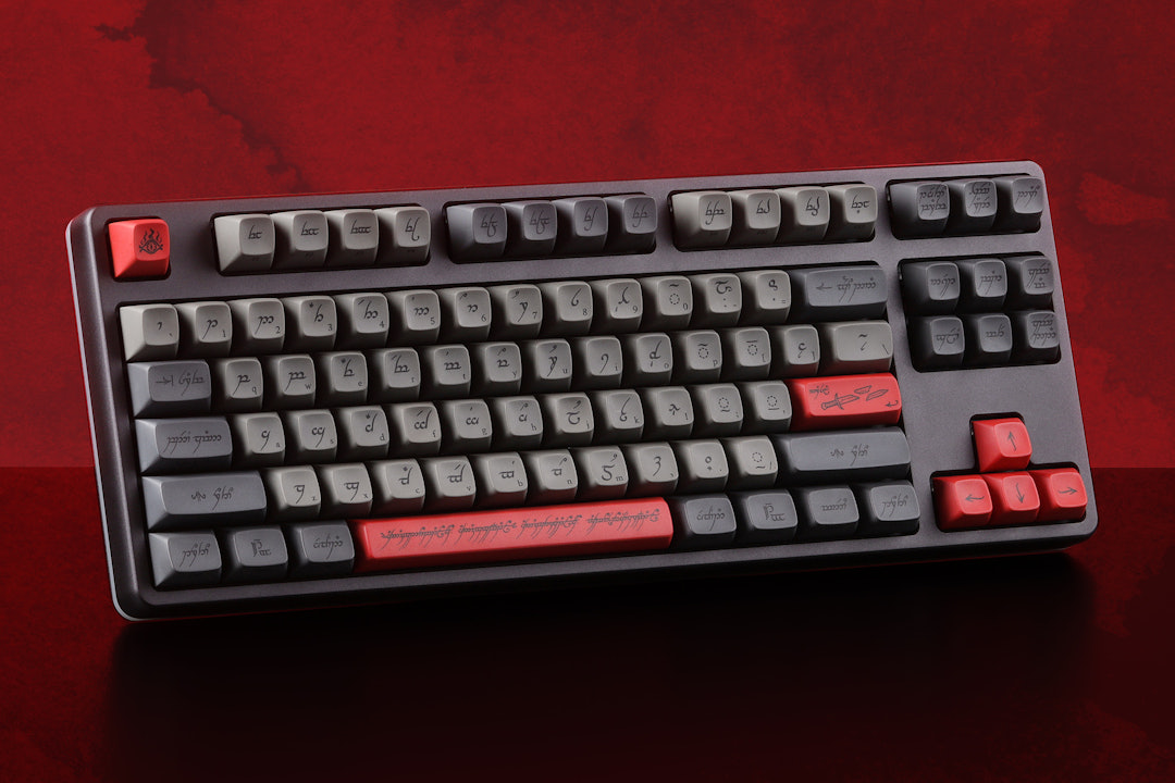 Drop + The Lord of the Rings™ MT3 Black Speech Keycap Set