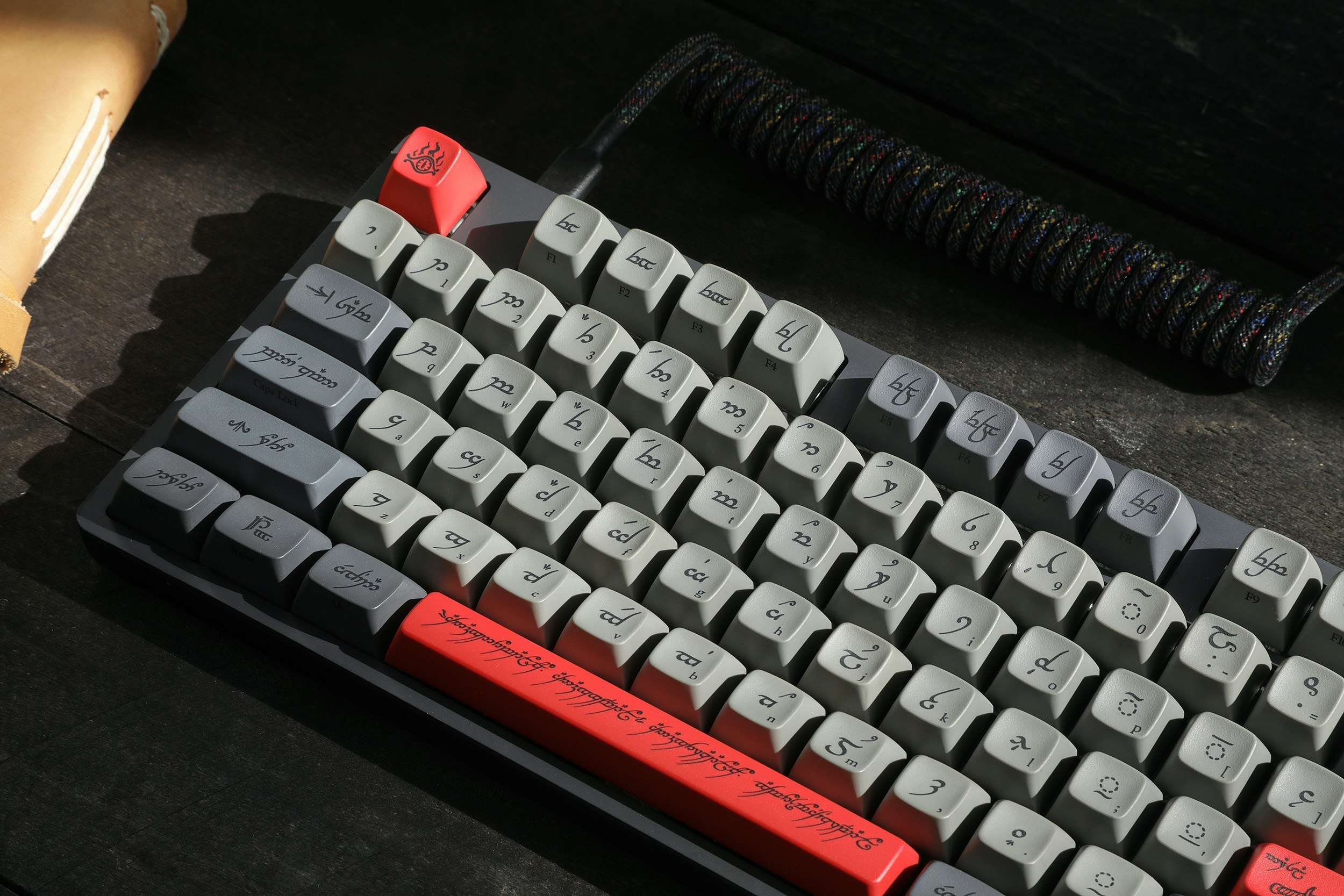 Drop + The Lord of the Rings MT3 Black Speech Keycap Set