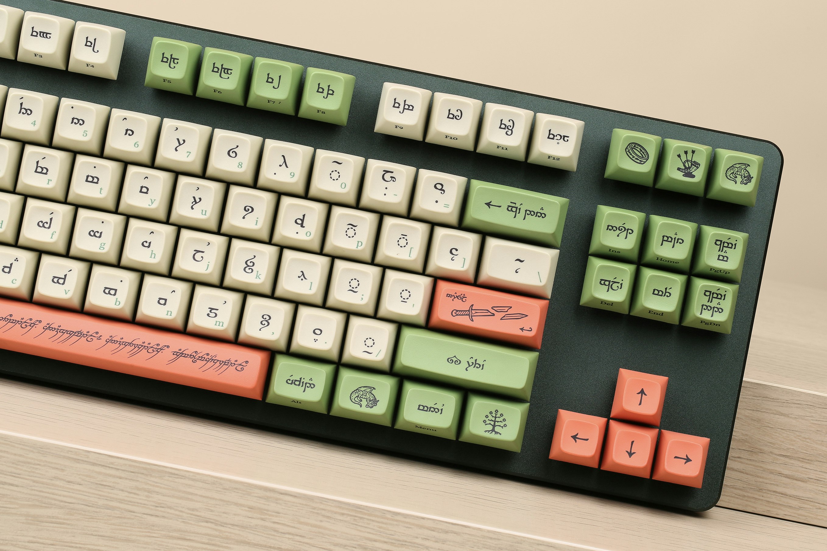 Drop + The Lord of the Rings™ MT3 Elven Keycap Set