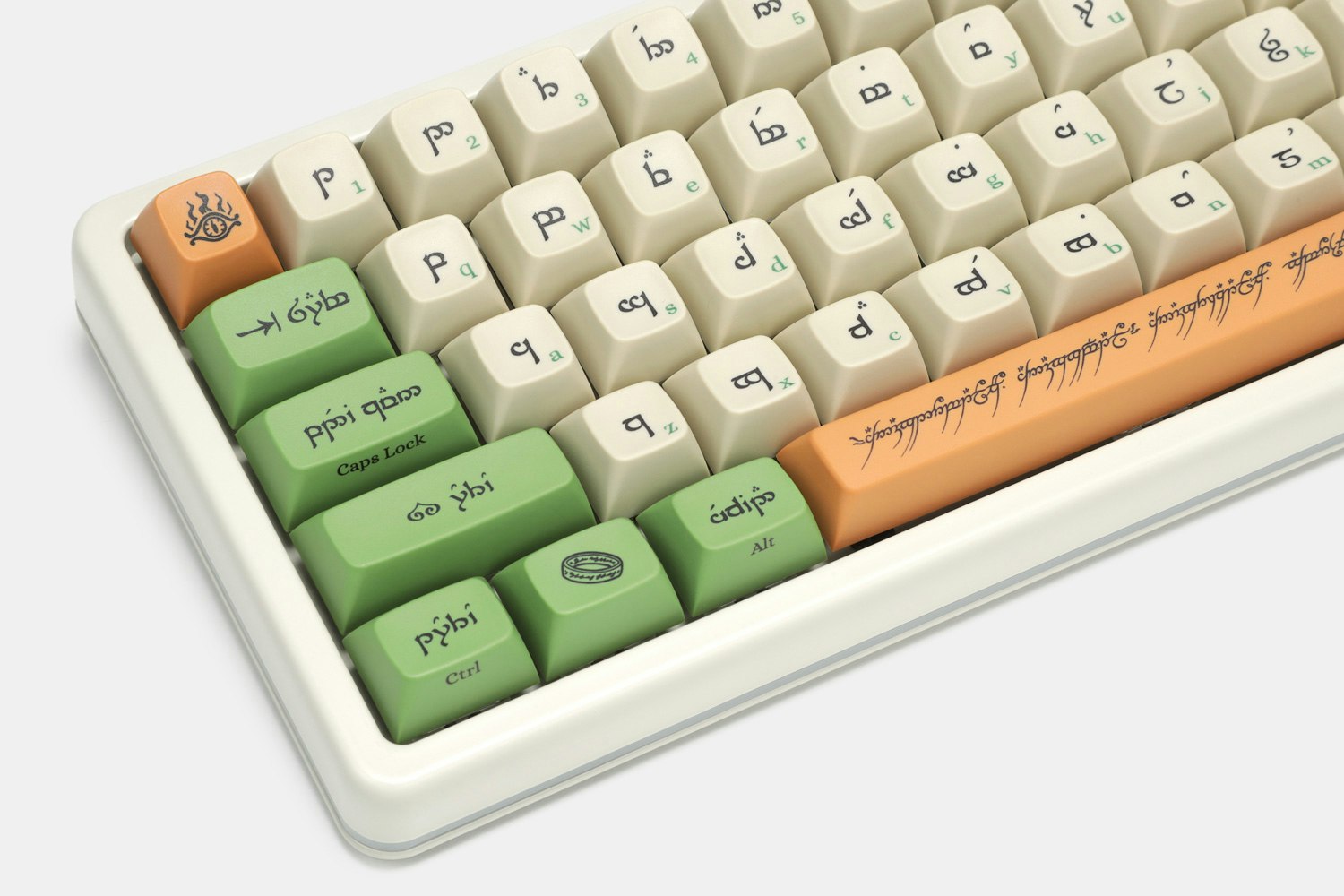 Drop + The Lord of the Rings MT3 Elvish Keycap Set