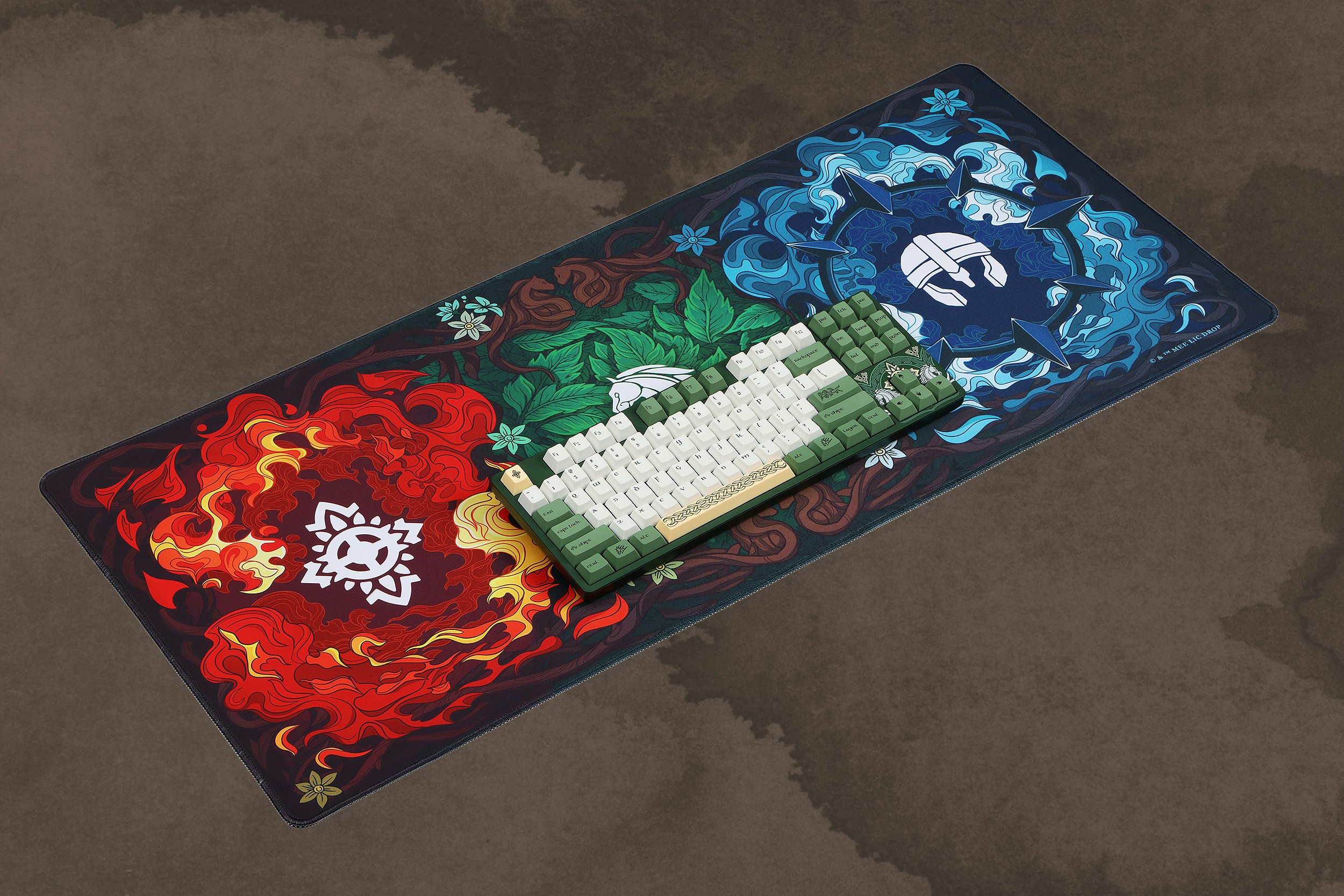 Drop + The Lord of the Rings™ Riddermark Desk Mat