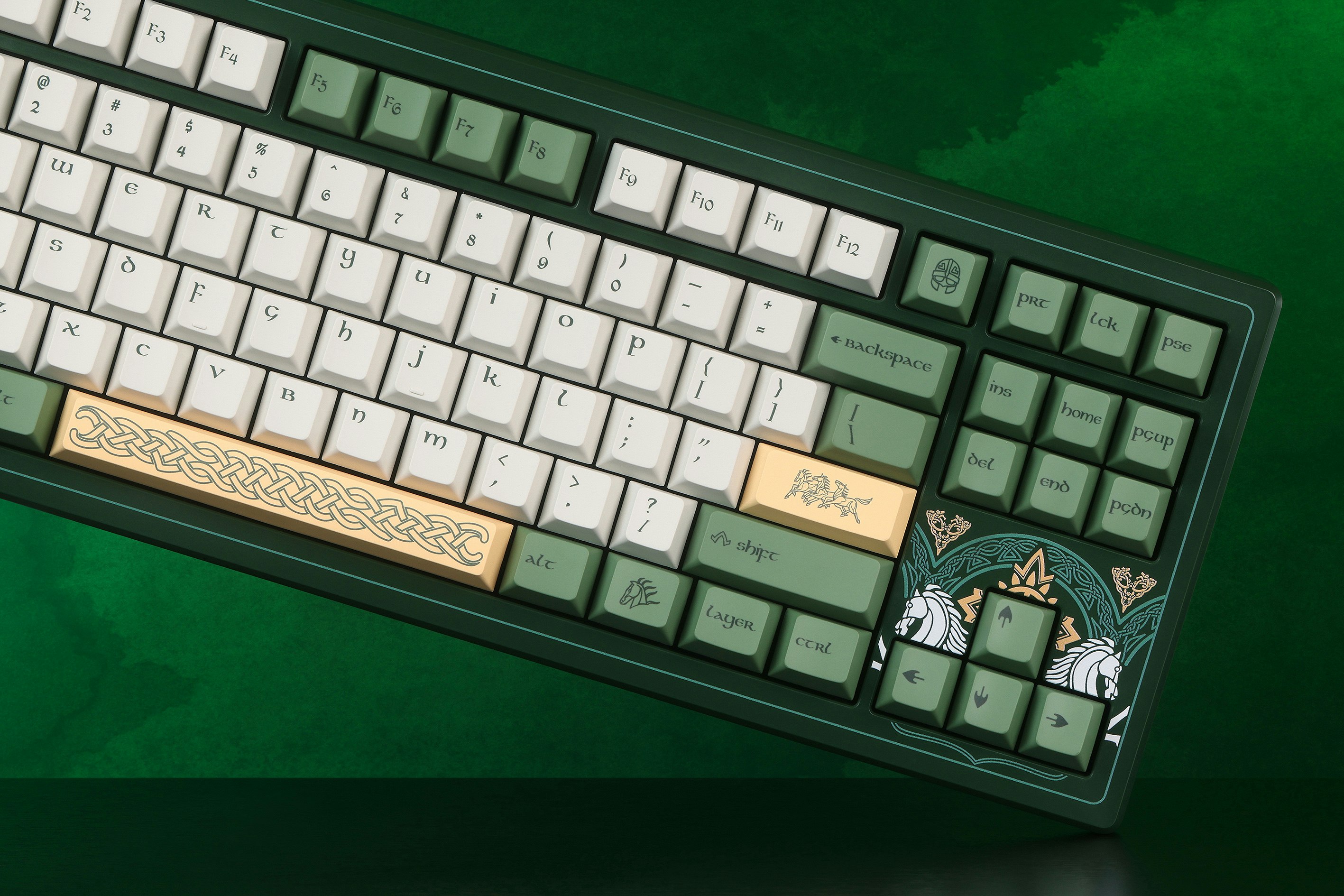 Drop + The Lord of the Rings™ Rohan™ CSTM80 Keyboard | Mechanical ...