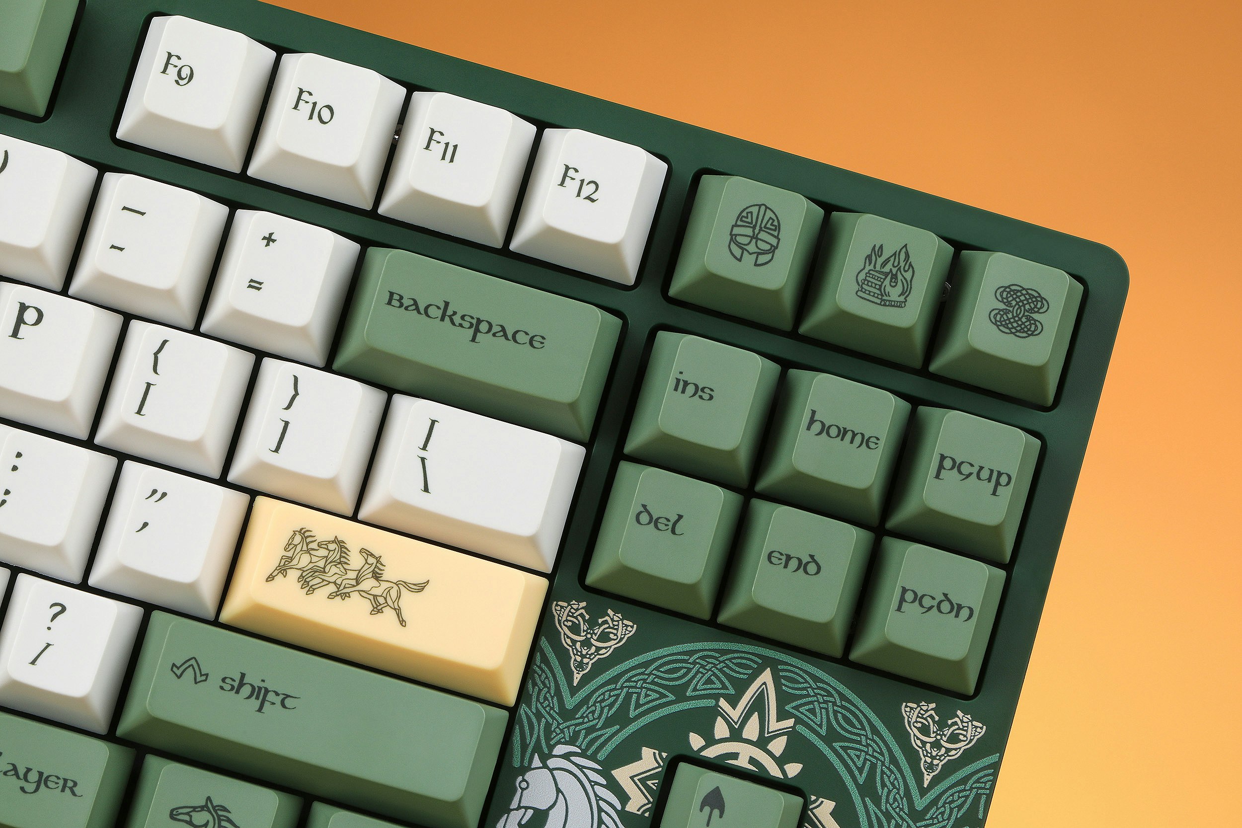 Drop + ロードオブザリング ローハン メカニカルキーボード（アルドブルグ） Drop + The Lord of the Rings™ Rohan™ Keyboard | Mechanical