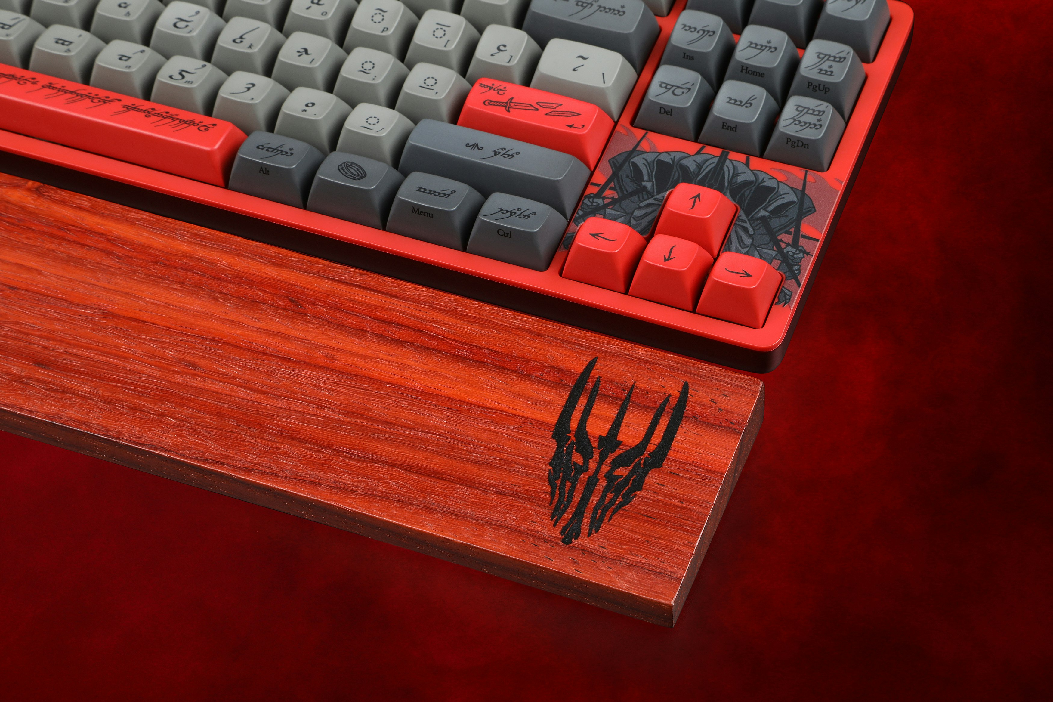Drop + The Lord of the Rings™ Sauron™ Wooden Wrist Rest